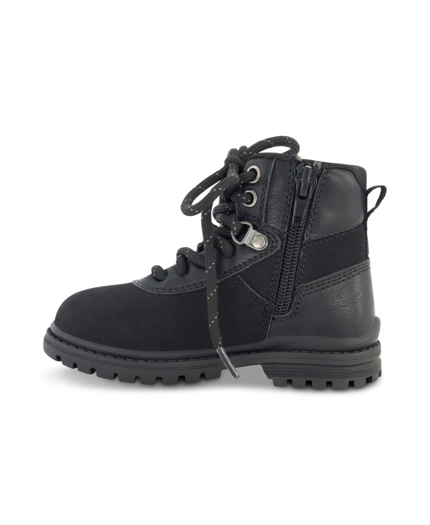 Ботинки Kenneth Cole New York Isaac Gabriel Lace Up Boots для мальчиков-малышей, цвет: Чёрный — фото 2