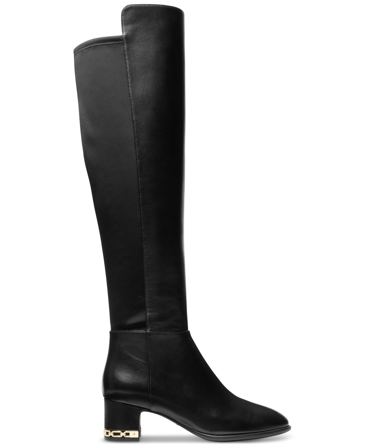 Michael Michael Kors Women's June Leather Knee High Riding Boots - Scuba