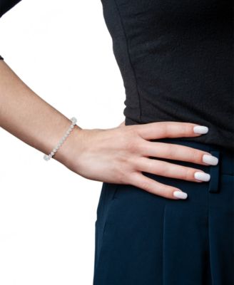 Diamond Tennis Bracelet (3 ct. t.w.) in 10k White Gold, Created for Macy's