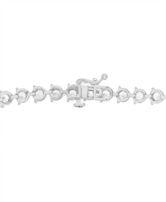 Diamond Tennis Bracelet (3 ct. t.w.) in 10k White Gold, Created for Macy's