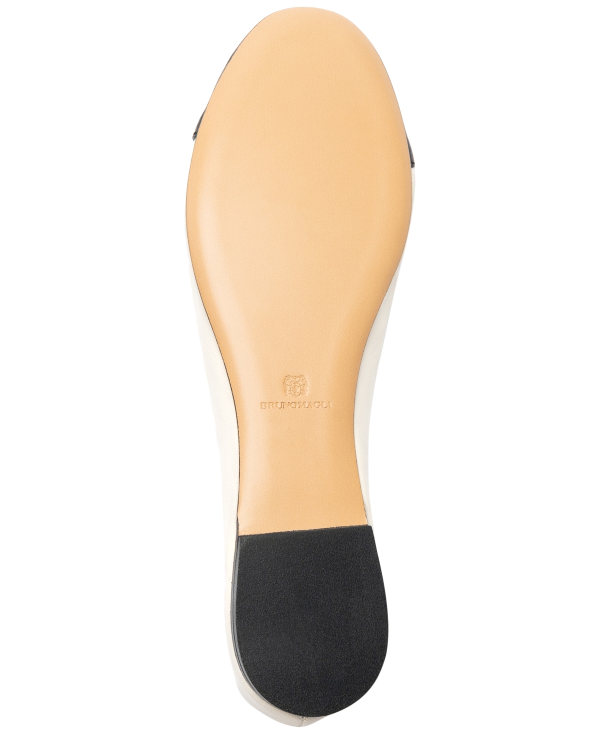 Shop Bruno Magli Women's Donatella Flats In Black,cream
