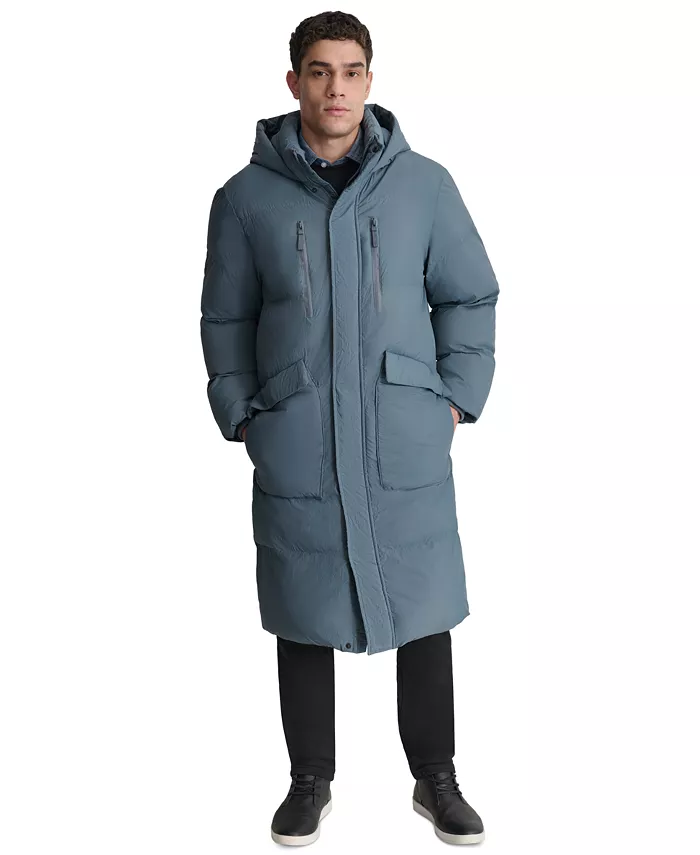 Men's Quilted Hooded Duffle Parka