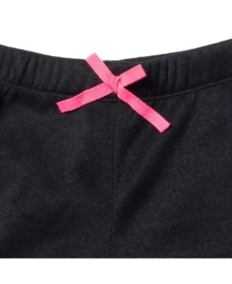 Little Girls French Terry Sweatshirt and Jogger Pants Set