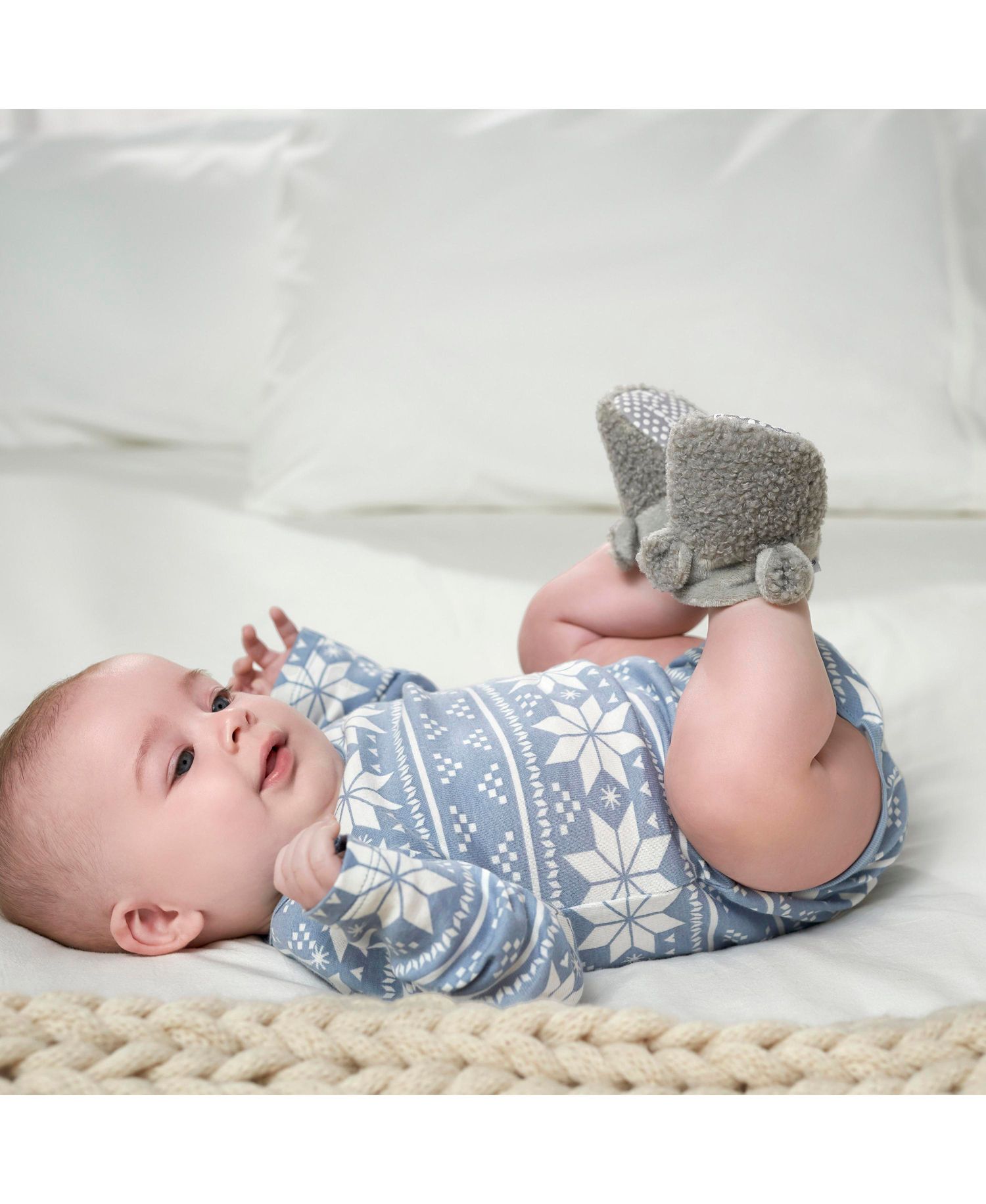 Baby Boys Long Sleeve Onesies Bodysuits, 6-Pack