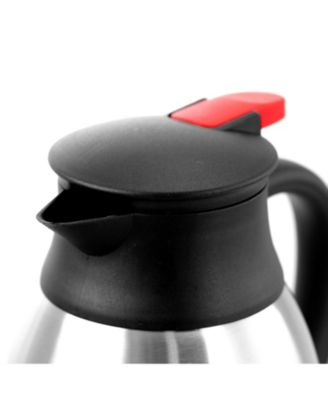 2 Quart Stainless Steel Thermal Beverage Carafe for Coffee and Tea