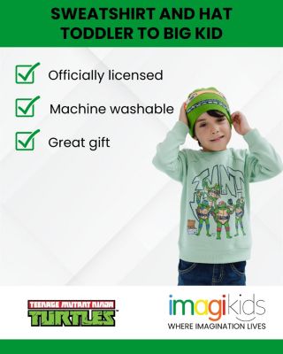 Toddler Boys Fleece Sweatshirt and Hat