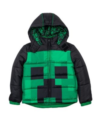 Boys Zip Up Winter Coat Puffer Jacket