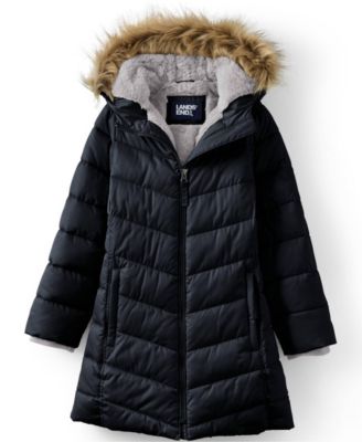 Fur lined girls coat online