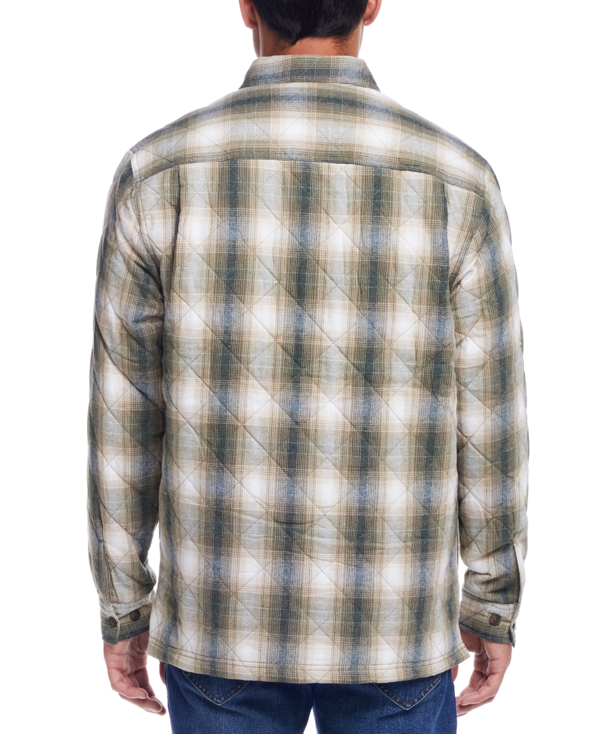 Weatherproof Vintage Men's Plaid Shirt Jacket