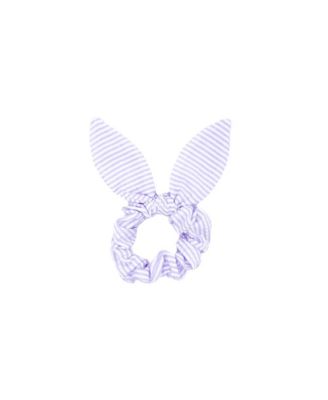 Girls  Seersucker Bow Scrunchie