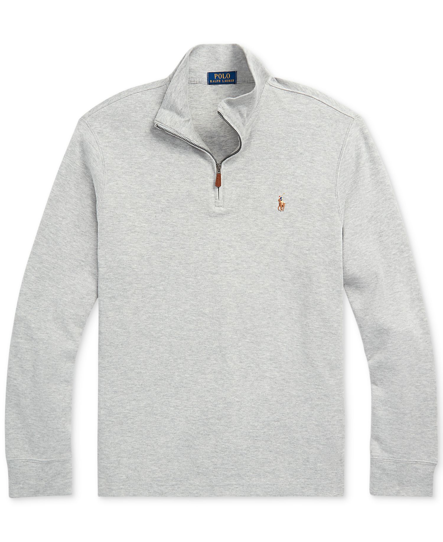Men's Estate-Rib Cotton Quarter-Zip Sweater