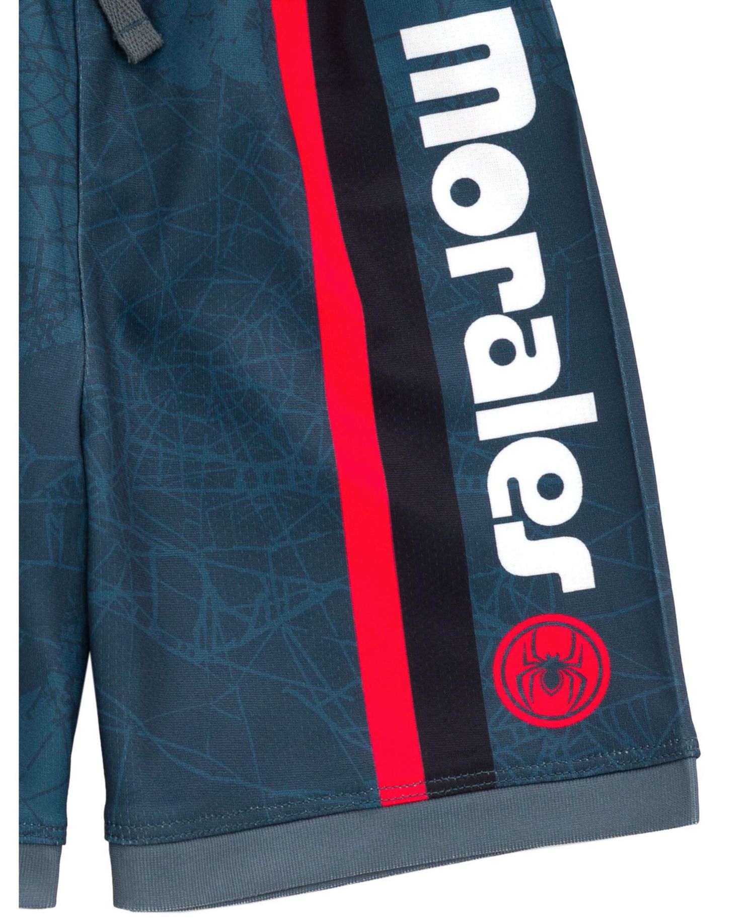 Toddler Boys Spider-Man Miles Morales Mesh Jersey Tank Top Shirt and Basketball Shorts to