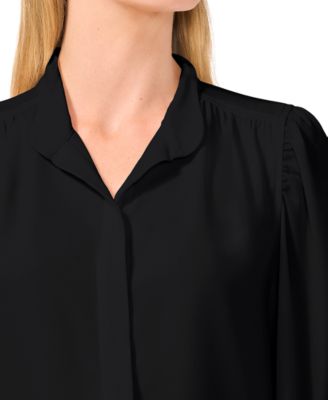 Women's Stand-Collar Long-Sleeve Top