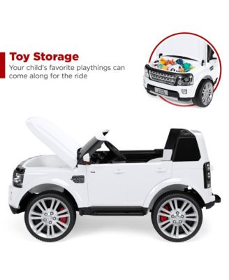 12V 3.7 MPH 2-Seater Licensed Land Rover Ride On Car Toy w/ Parent Remote Control