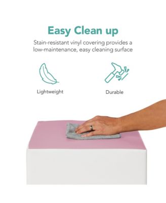 4-Piece Kids Climb and Crawl Soft Foam Block Playset Structures for Child Development