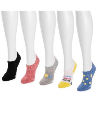 Women's Set of 5 Pickleball No Show Socks