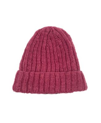 Women s Artisan Hand-Knit Denali Ribbed Wool Beanie Hat