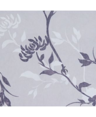 Premium 2-Panel Floral Textured Sheer Curtain Panels - 3-in-1 Back Tab, Rod Pocket, Ring Tab - for Windows Living Room Bedroom- Translucent Window Drapes for Home - 52 x 84 Inches - Brown