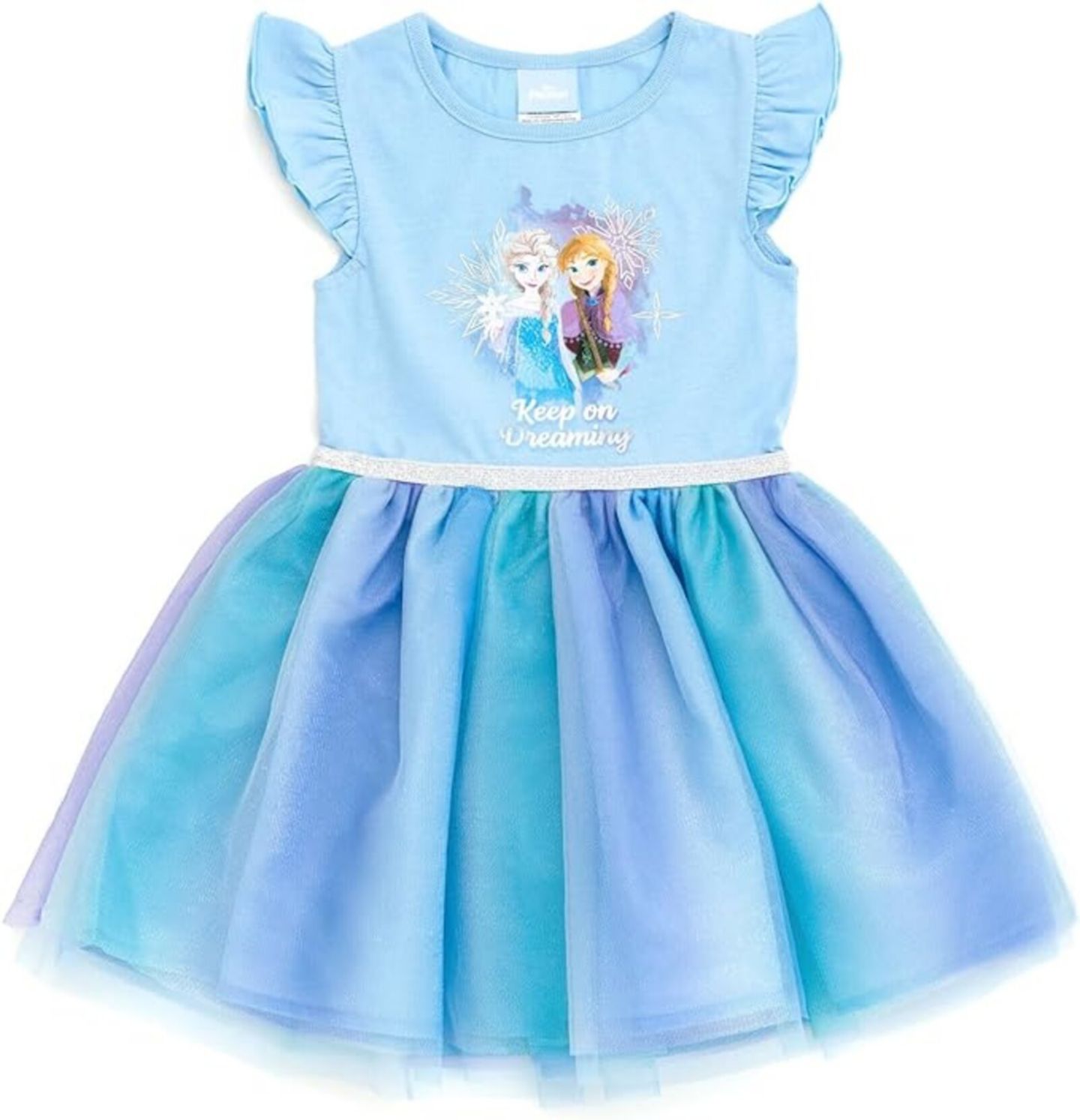 Детские платья Frozen Encanto Toddler Girls (2T-5T) Mirabel Cosplay Tulle, цвет: Синий фиолетовый — фото 1