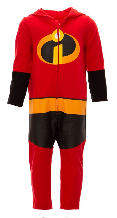 Комбинезон Incredibles Disney Mr. Incredible Zip Up Cosplay Coverall для мальчиков-малышей, цвет: Красный