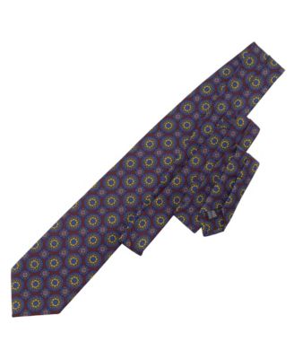 La Vigna - Printed Wool & Silk Tie for Men