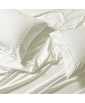 Extra Deep Pockets (22 inches) Stripe 650 Easy Care Sheet sets, King
