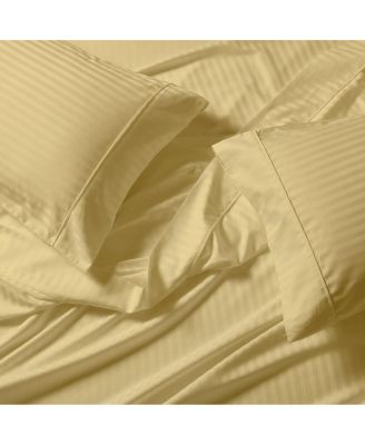 Extra Deep Pockets (22 inches) Stripe 650 Easy Care Sheet sets, Queen