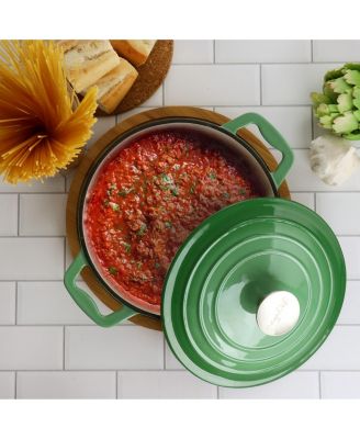 Enameled Cast Iron 2 Quart Round Braiser Pan