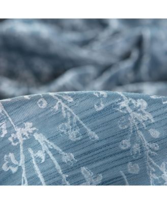 Premium 2-Panel Floral Jacquard Textured Beige Curtains with Grommets for Windows Living Room Bedroom Office - Partial Room Darkening Drapes for Privacy Decor - 52 x 63 Inch Long - Beige