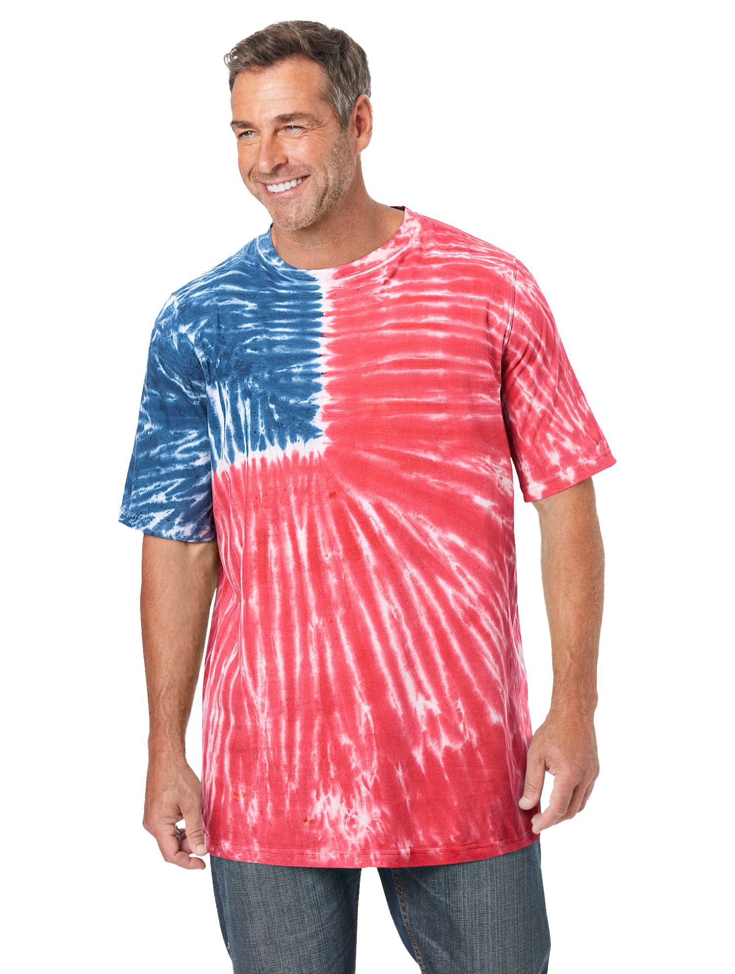 Men's Lightweight Tie-Dye Crewneck Tee