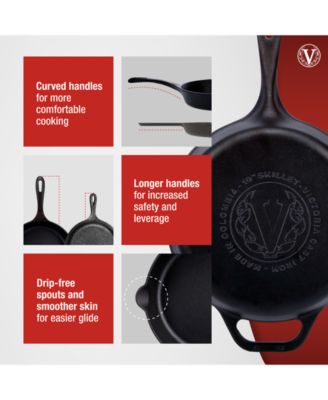 Cast Iron 10" Seasoned Skillet