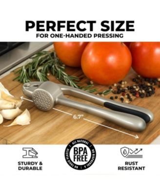 Premium Garlic Press Durable Easy Squeeze Garlic Mincer Tool