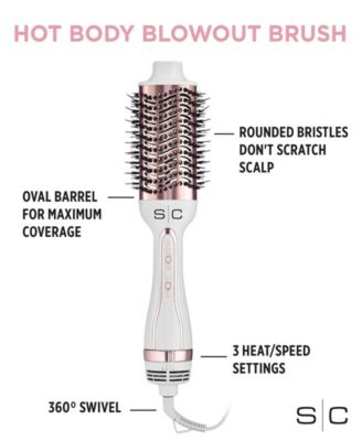 Hot Body Ionic 2-in-1 Blowout Hot Air Brush Hair Dryer Volumizer