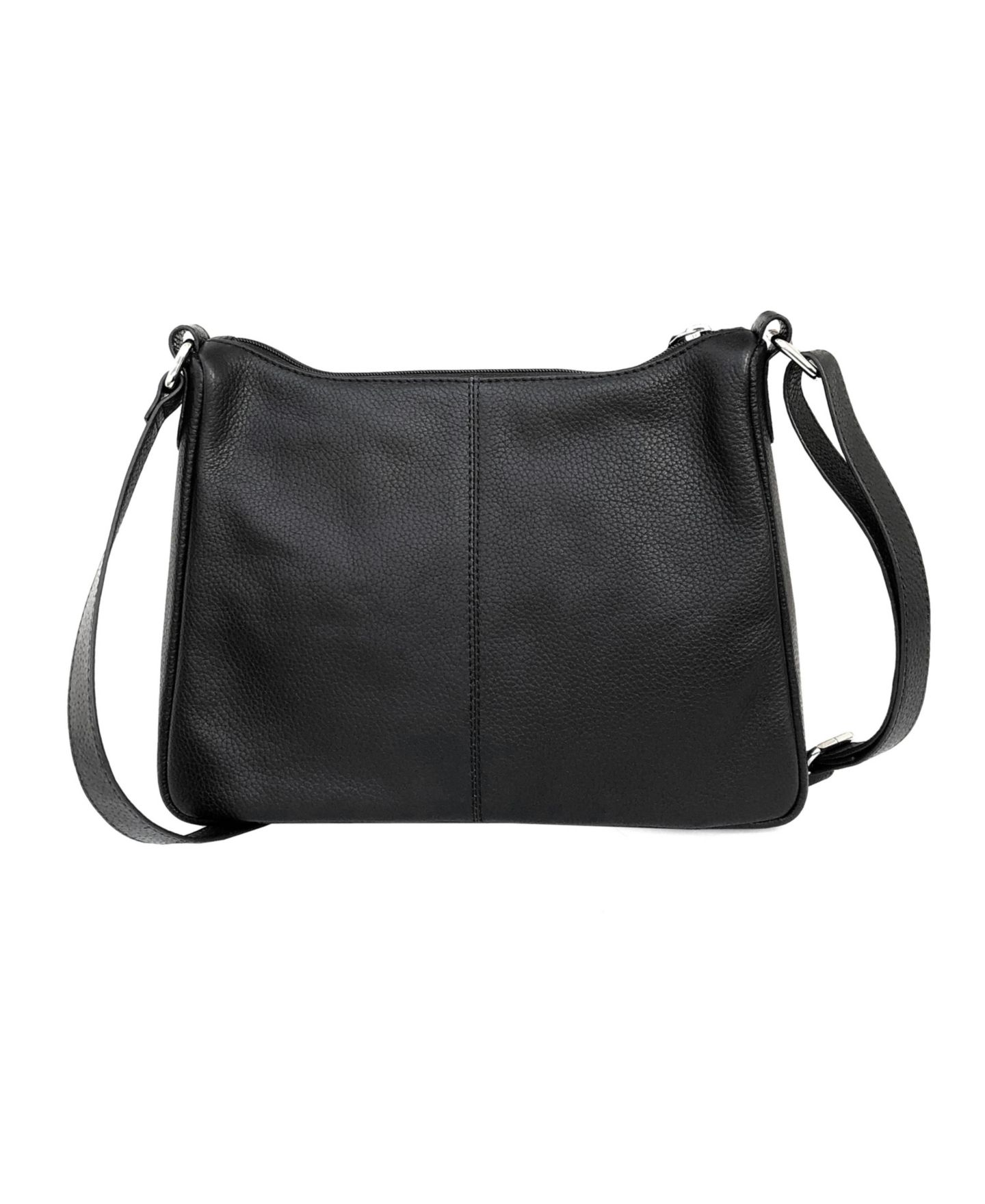 Женская сумка Club Rochelier Ladies Leather Medium Multi Zip Crossbody, цвет: Чёрный — фото 5
