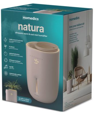 Warm Cool Mist Humidifier with Small Planter