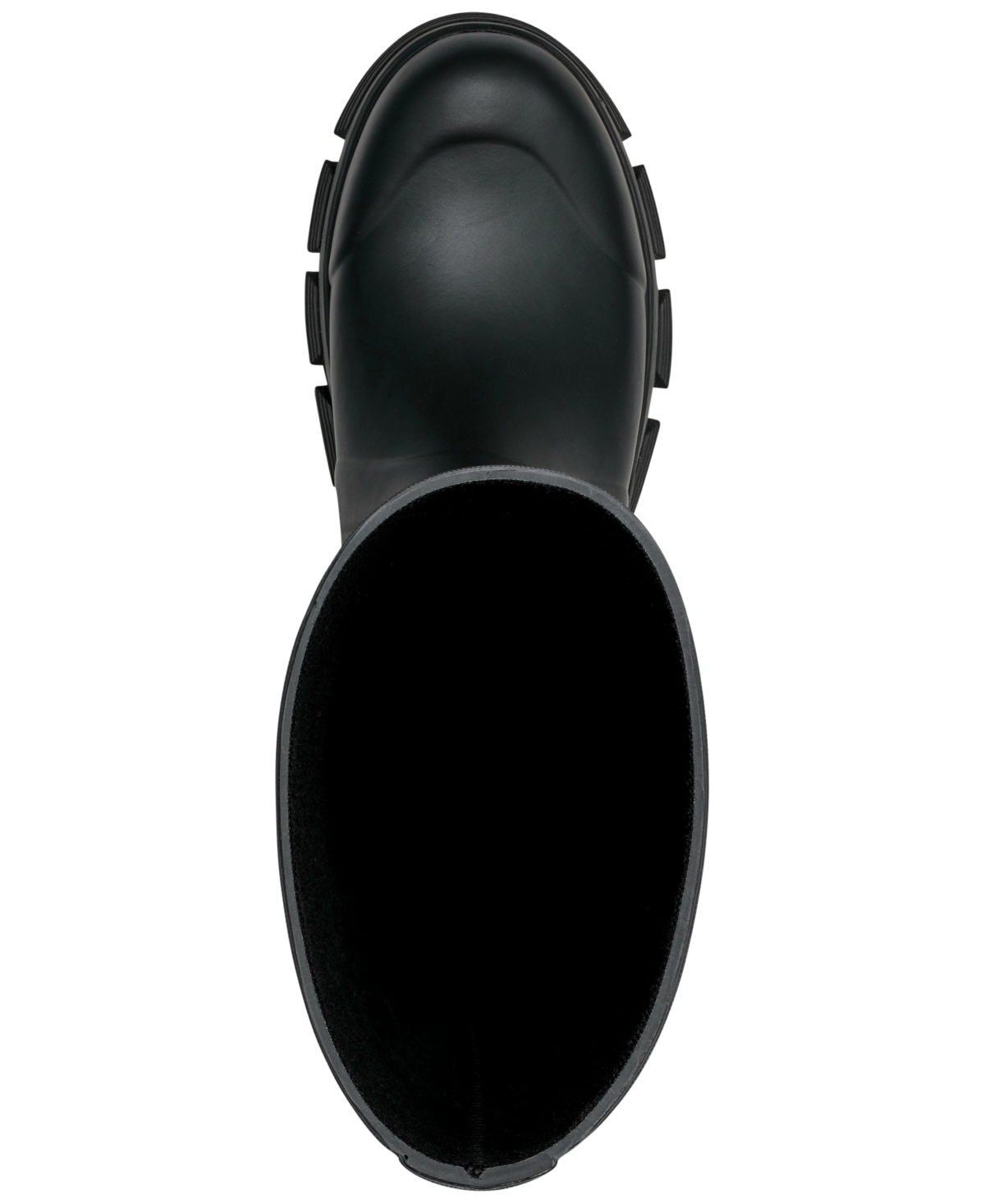 Hunter Micah Lug Sole Waterproof Rain Boot In Black