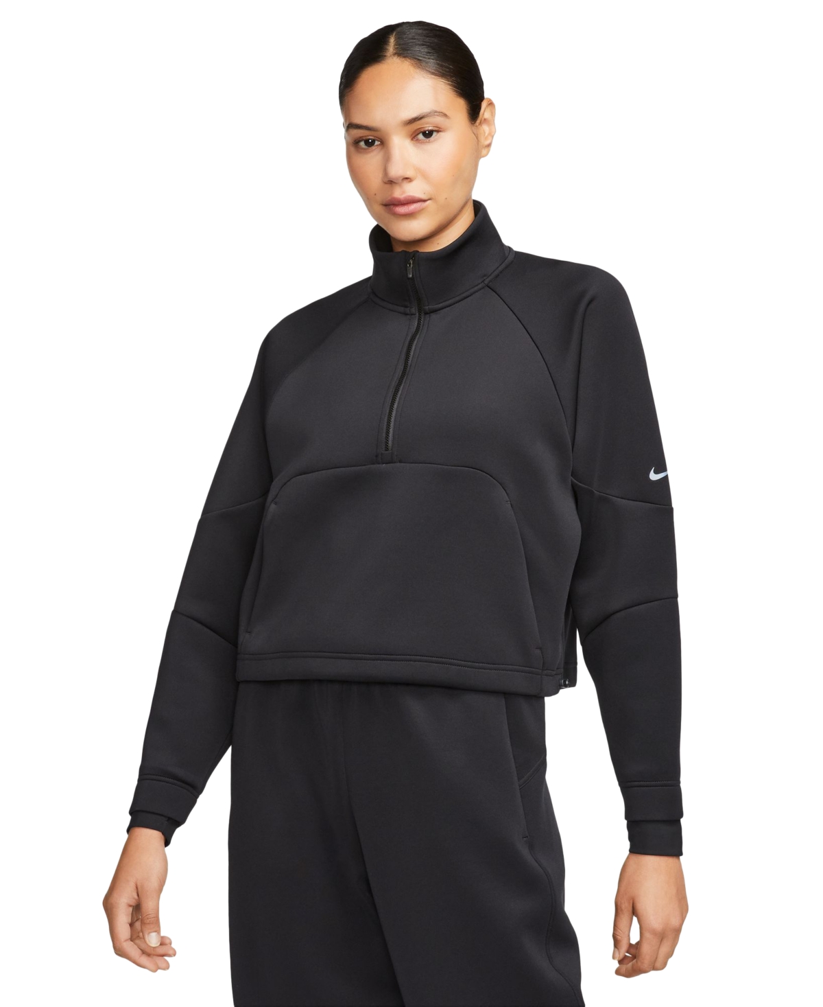 NIKE WOMEN'S DRI-FIT PRIMA 1/2-ZIP TRAINING TOP 