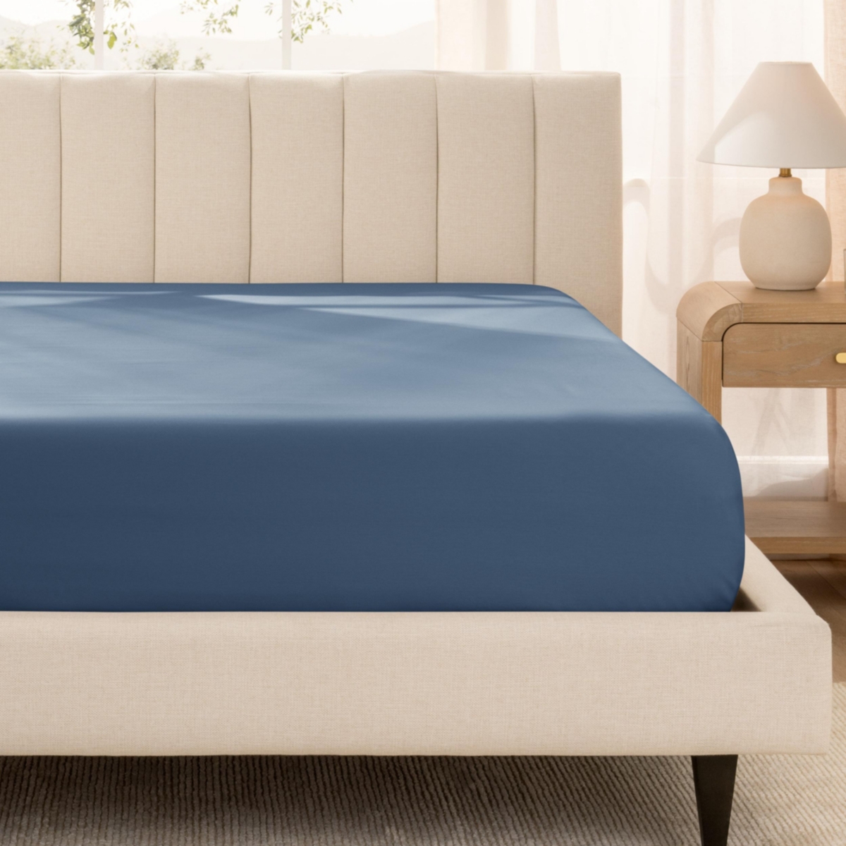 Bare Home Sateen Fitted Sheet