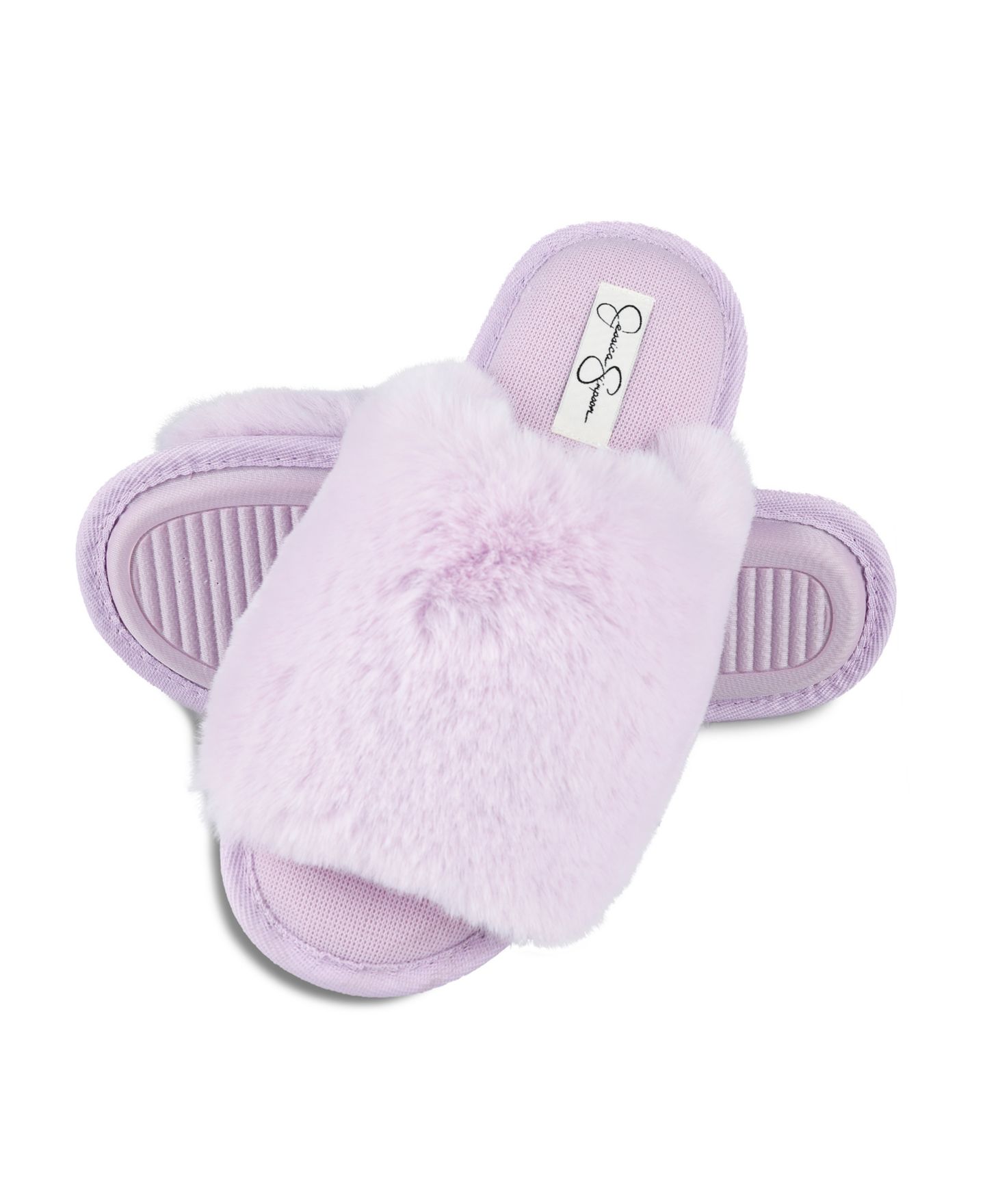 Женские тапочки Jessica Simpson Open Toe Slide Slippers, цвет: Сиреневый — фото 3