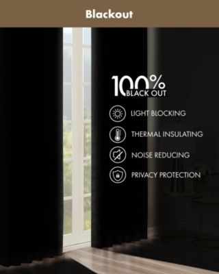 Mirage Knitted Jacquard Damask Total blackout curtains for bedroom, Silver grommet top fit up to 1.25 inches rod Single Curtain Panel for Living Room, Width 50 length 108 inches, Pitch Black Ambiance Champagne 1 Window Panel