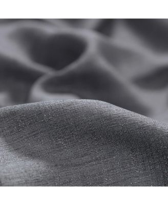 2-Panel Faux Belgian Flax Semi-Sheer Textured Curtains for Living Room, Bedroom & Patio – Privacy Drapes & Home Decor