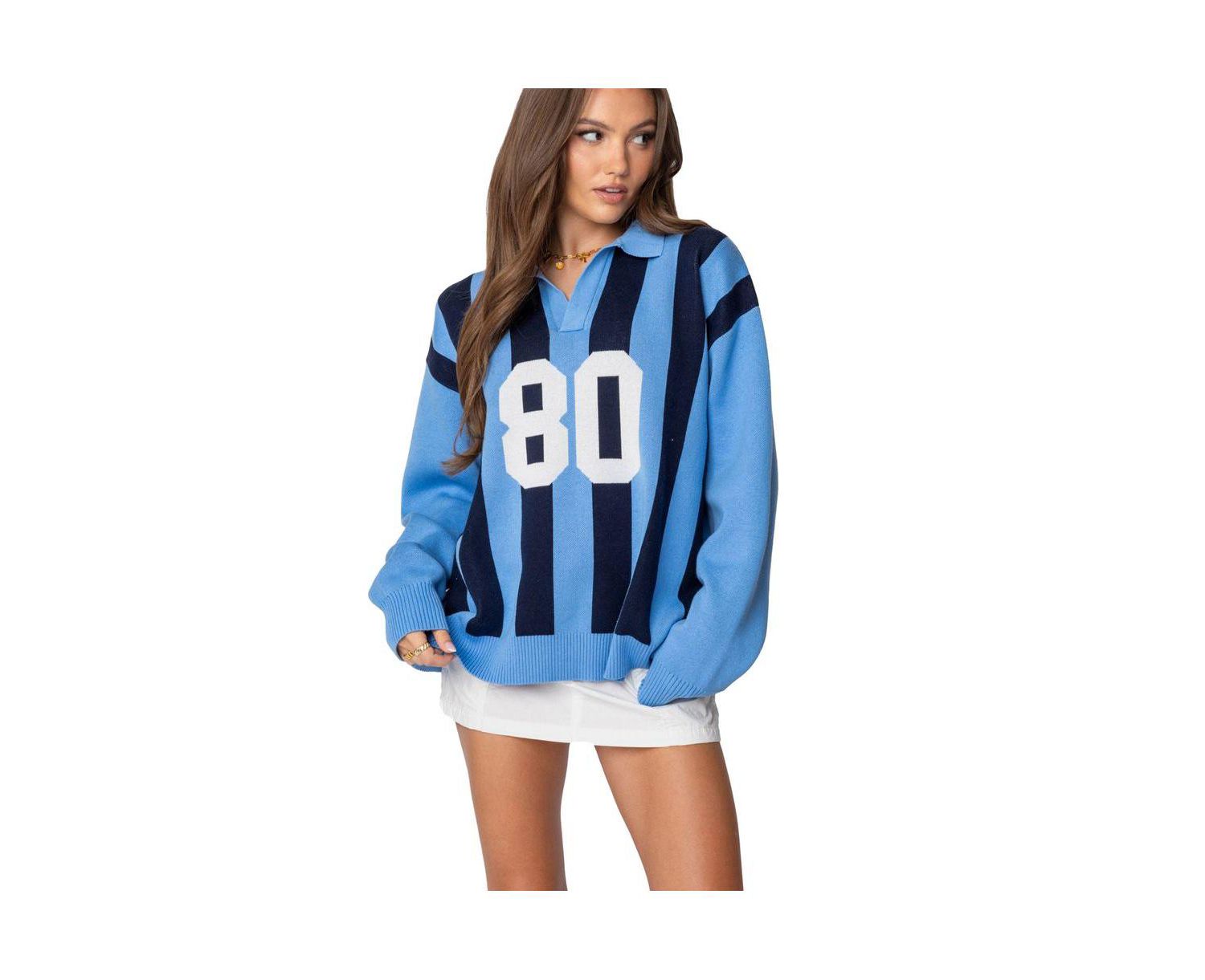 Women's Larson Oversized Polo Sweater