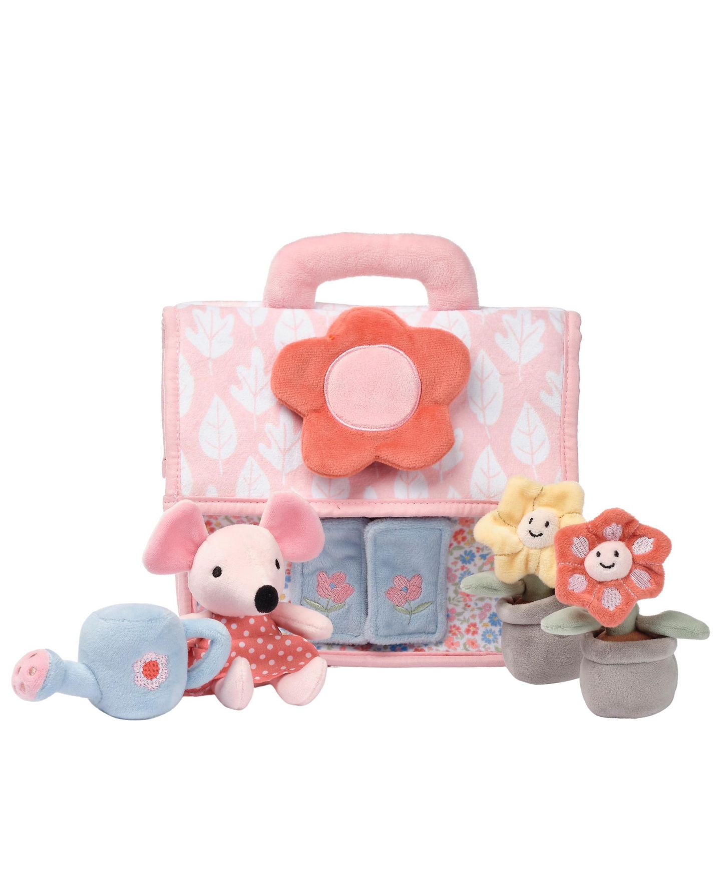 Детские игровые наборы Lambs & Ivy Floral Cottage Interactive 5-Piece Plush Play Set, Ages 0+, цвет: Разноцветный — фото 1