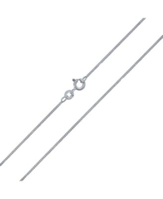 Unisex Thin 2mm Strong Simple Miami Cuban Curb Chain Necklace .925 Sterling Silver