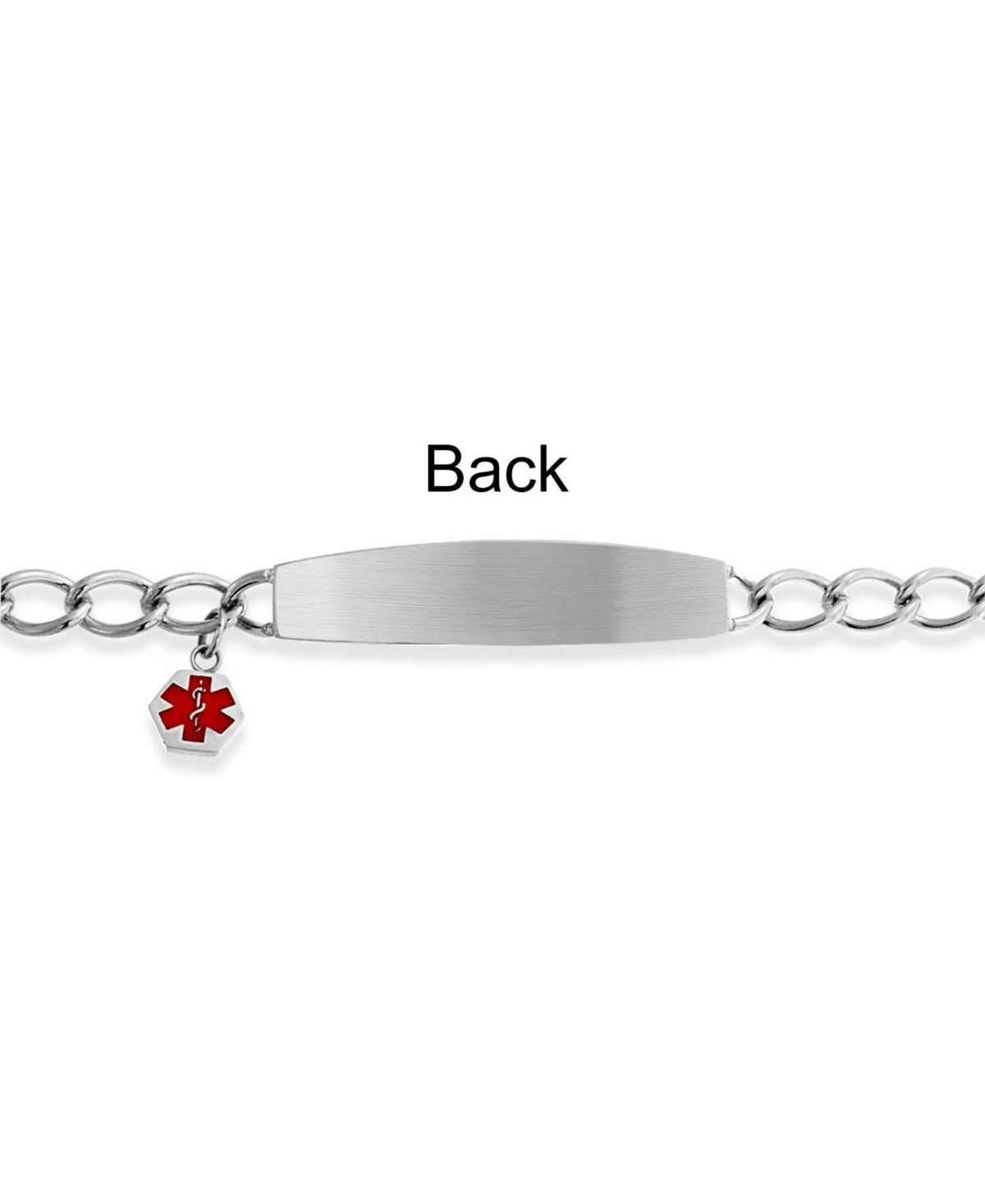 Bling Jewelry Pacemaker Medical Identification Id Bracelet Miami Cuban Link Chain For Women Stainless Steel