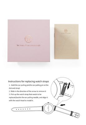 Women's Watch 22×28 mm Dial Rectangular Face Watches Hampton Victoria Hyde