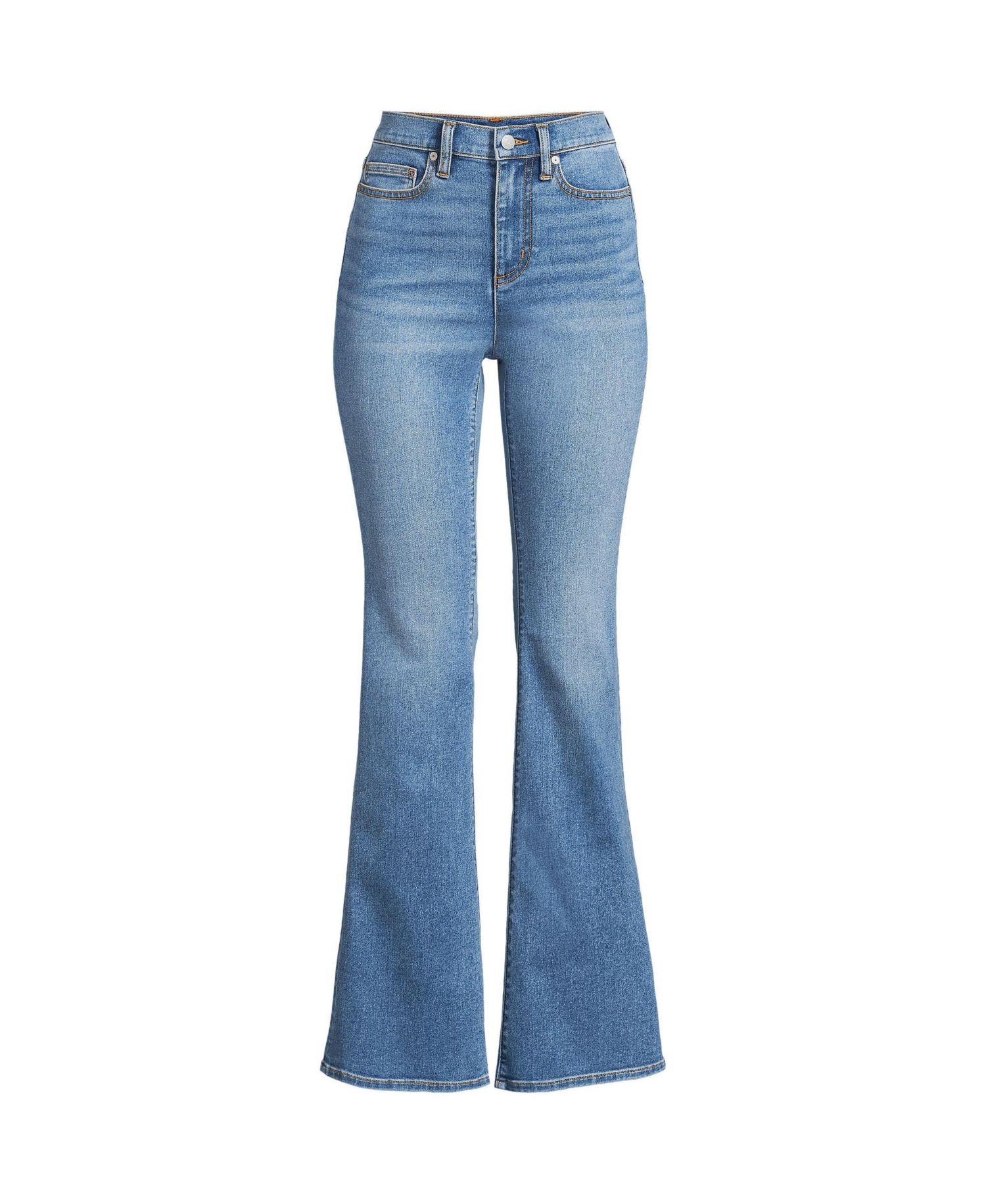 Women's Petite Recover Denim High Rise Skinny Flare Jeans