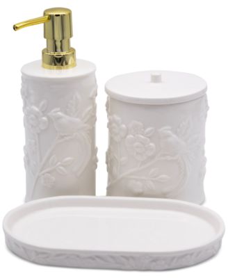 Whimsical Bird 3-Pc. Bathroom Accessory Set