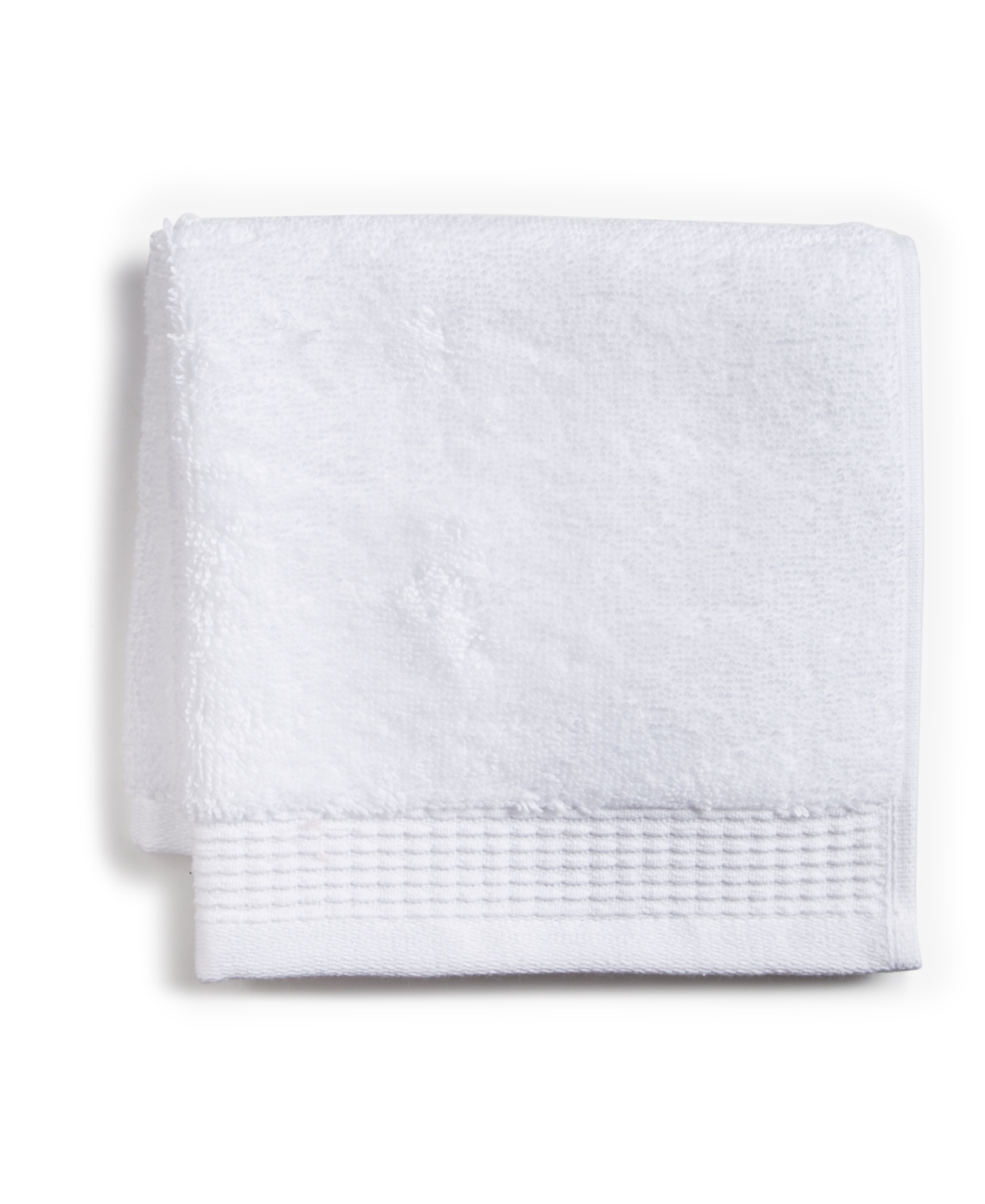 Charter Club Signature Washcloth, 13" X 13", Exclusively At Macy's In White
