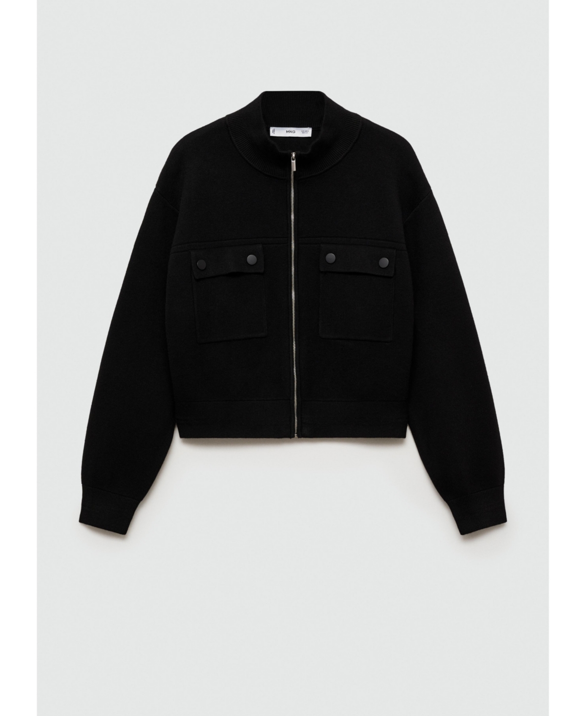 MANGO WOMEN'S POCKET KNIT JACKET 